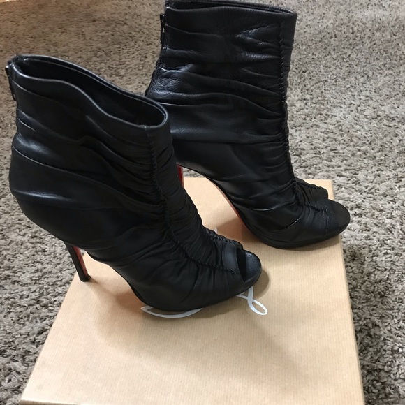 Christian Louboutin peep toe booties - Picture 5 of 5